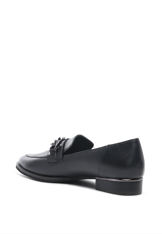 Leather Horsebit Loafers