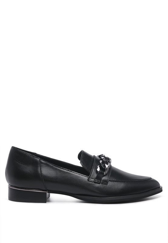 Leather Horsebit Loafers