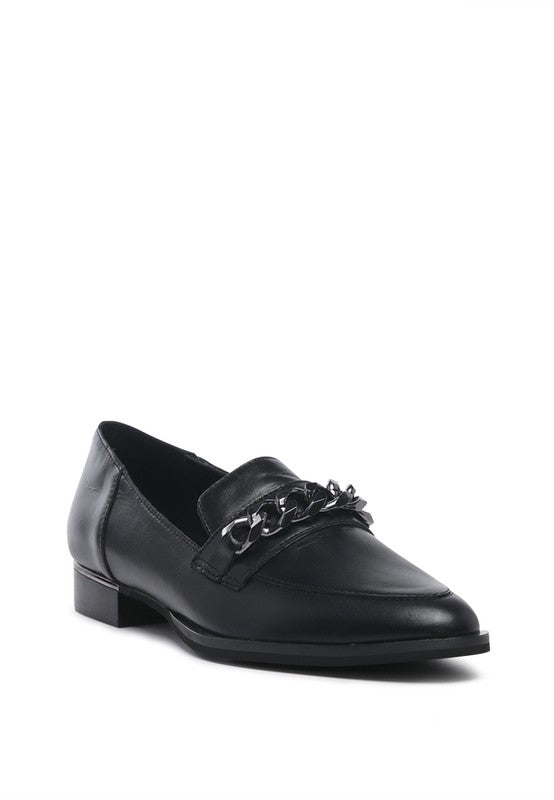 Leather Horsebit Loafers