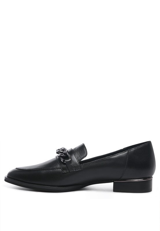 Leather Horsebit Loafers