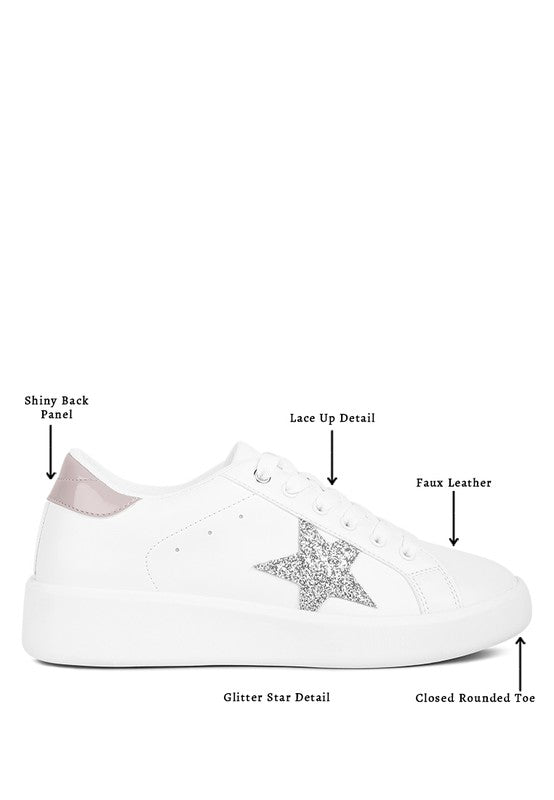 Starry Glitter Star Sneakers