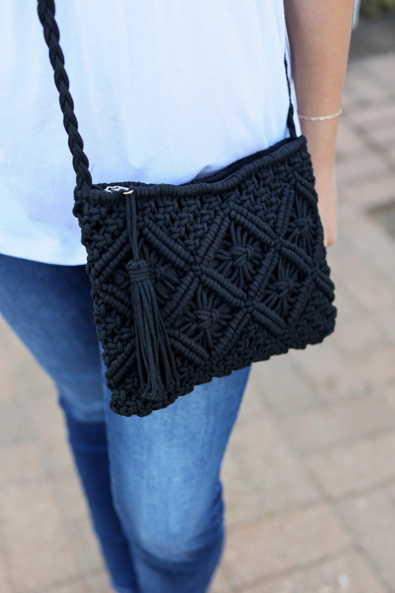 Crochet Crossbody Bag