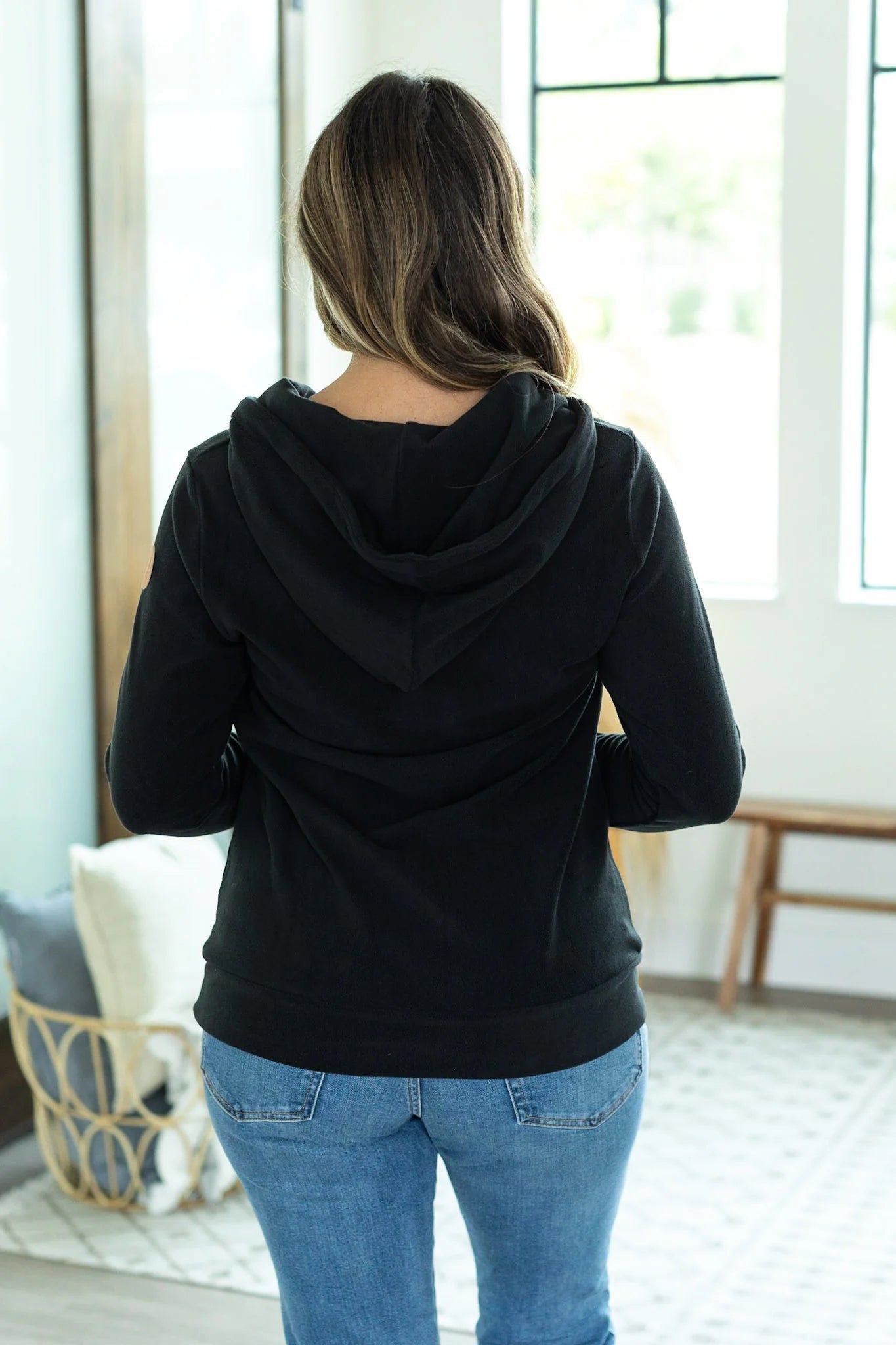 Black Half Zip Pullover