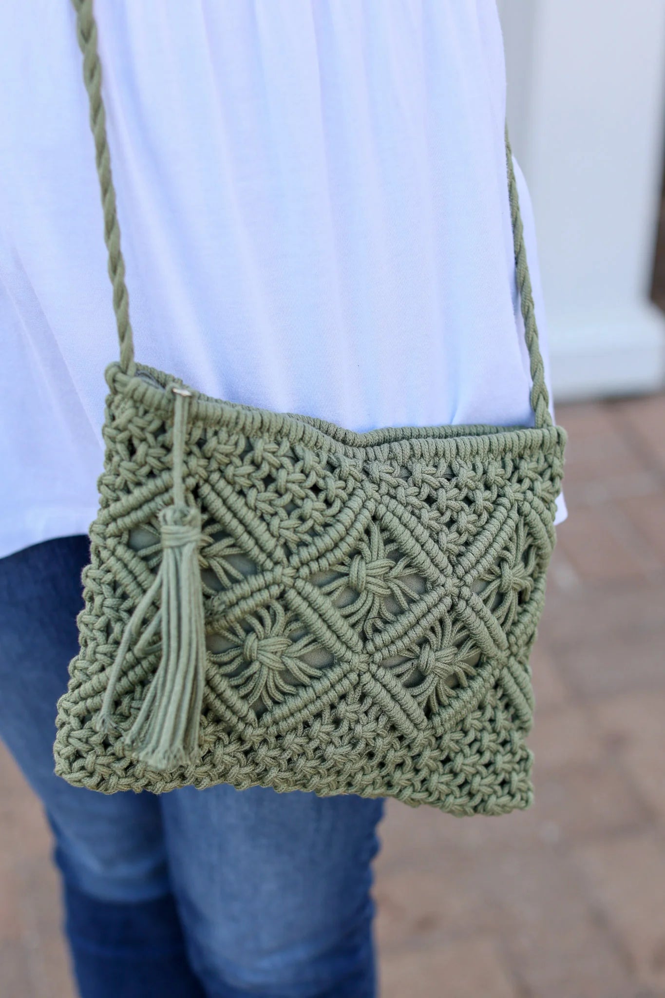 Crochet Crossbody Bag