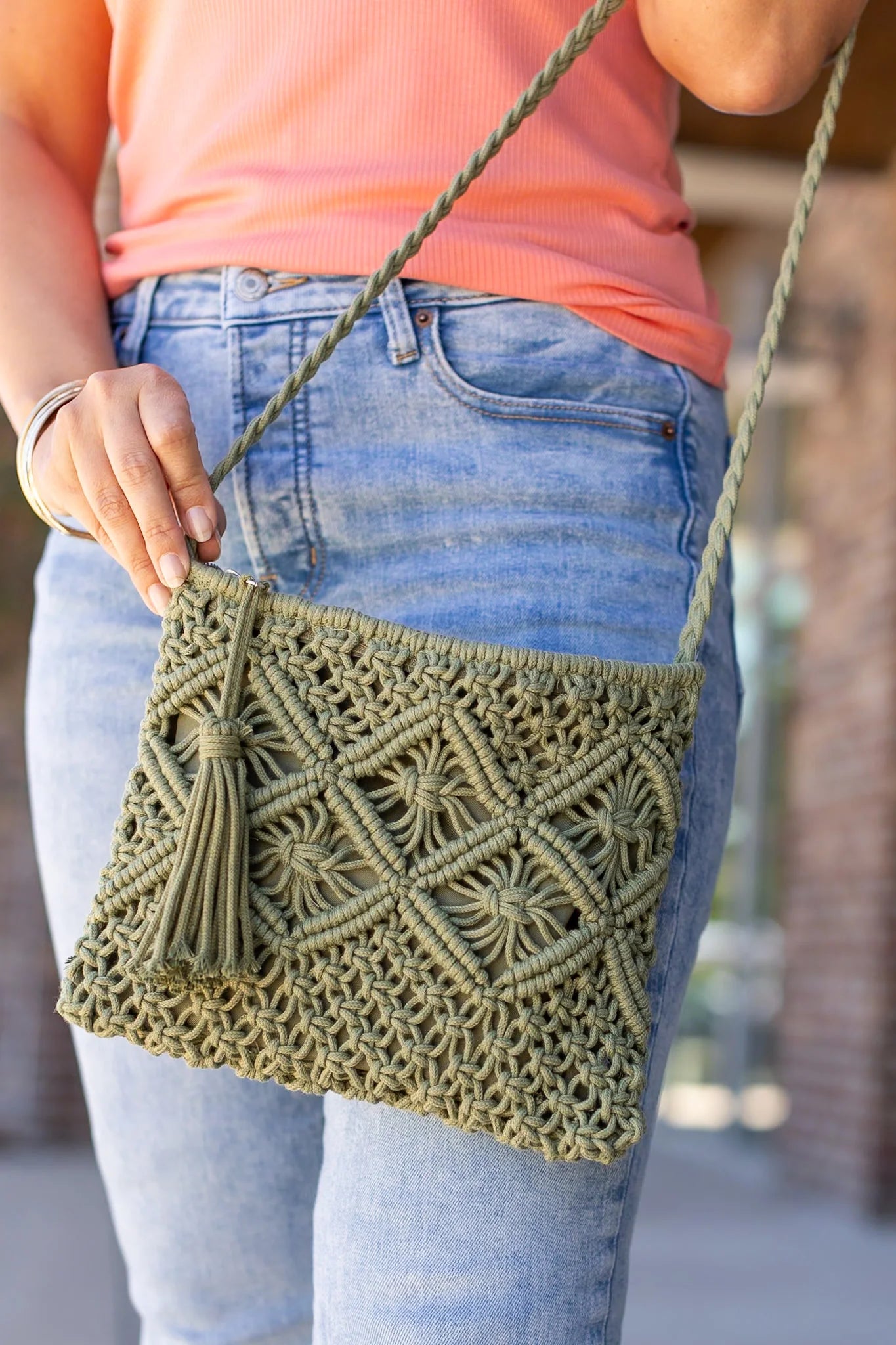 Crochet Crossbody Bag