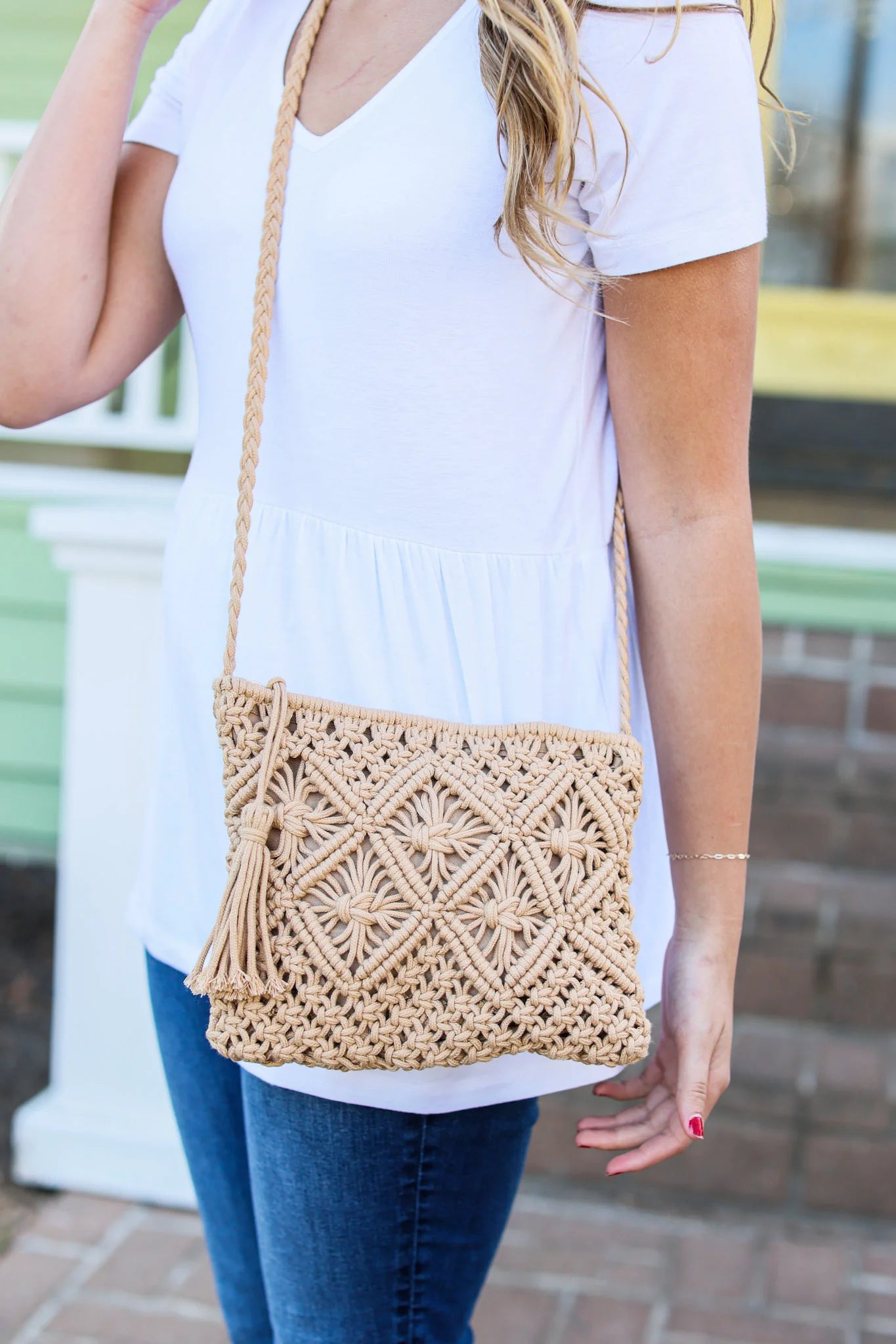 Crochet Crossbody Bag