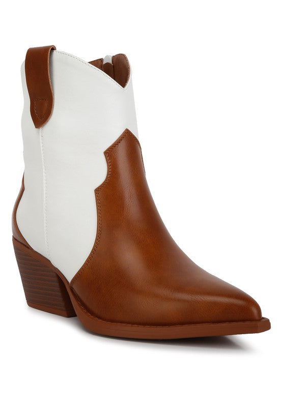 Color-Block Cowgirl Boots