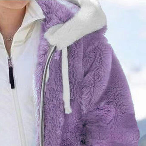 Cozy Zip-Up Hooded Jacket