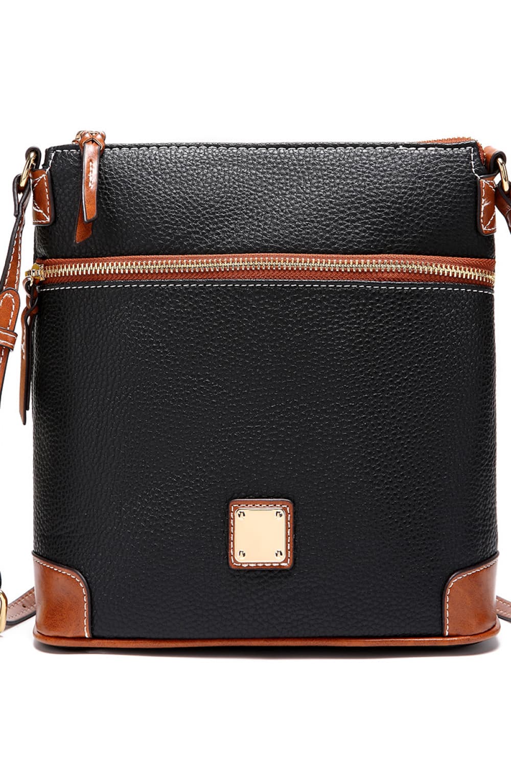 Pebbled Leather Crossbody Bag