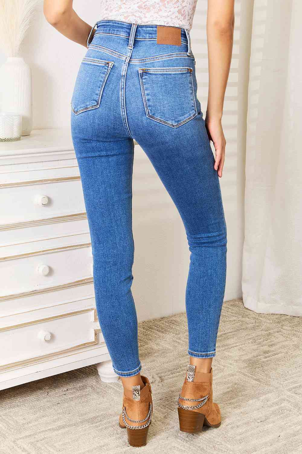 Classic High Waist Skinny Jeans