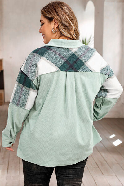 Plaid - Color Block Jacket