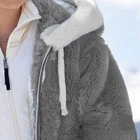 Cozy Zip-Up Hooded Jacket