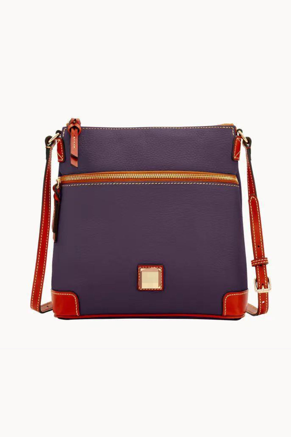 Pebbled Leather Crossbody Handbag