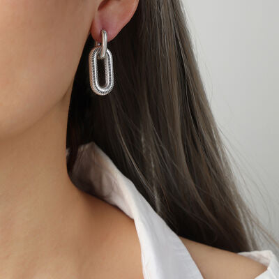 Open Link Dangle Earrings