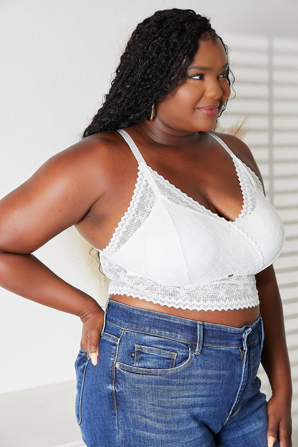 Lace White Bralette