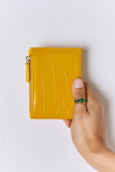 Faux Leather Mini Wallet