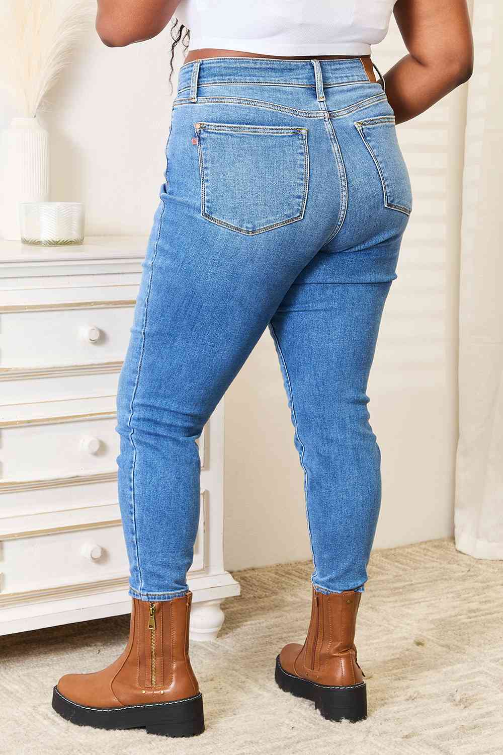 Classic High Waist Skinny Jeans