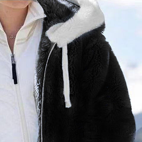 Cozy Zip-Up Hooded Jacket