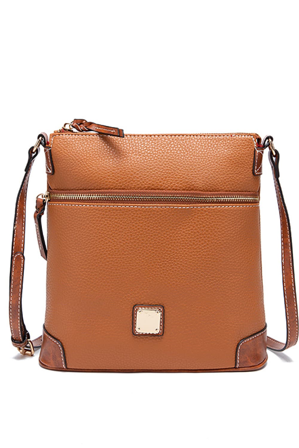 Pebbled Leather Crossbody Bag