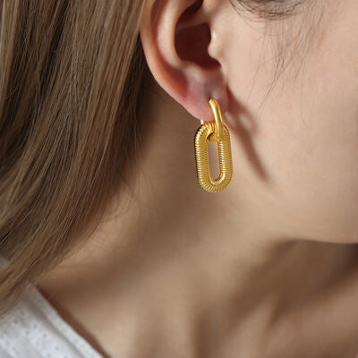 Open Link Dangle Earrings