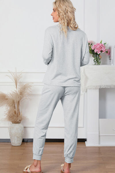 Lounge Top and Pants Set