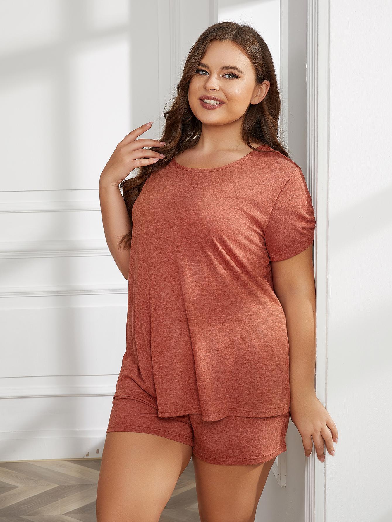 Relaxed Fit Loungewear Shorts Set