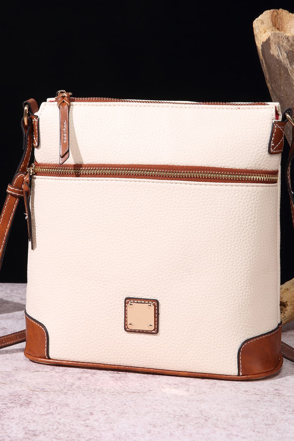 Pebbled Leather Crossbody Bag