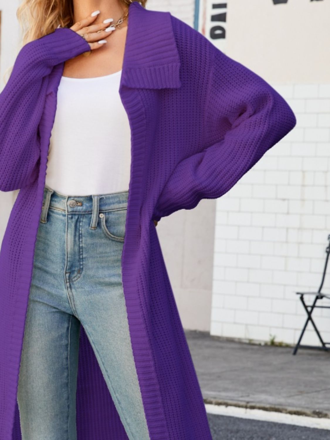 Open Front Duster Cardigan