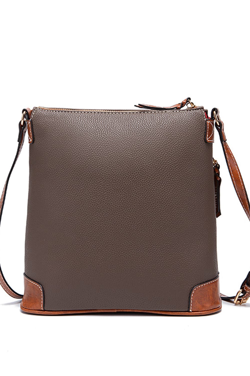 Pebbled Leather Crossbody Handbag