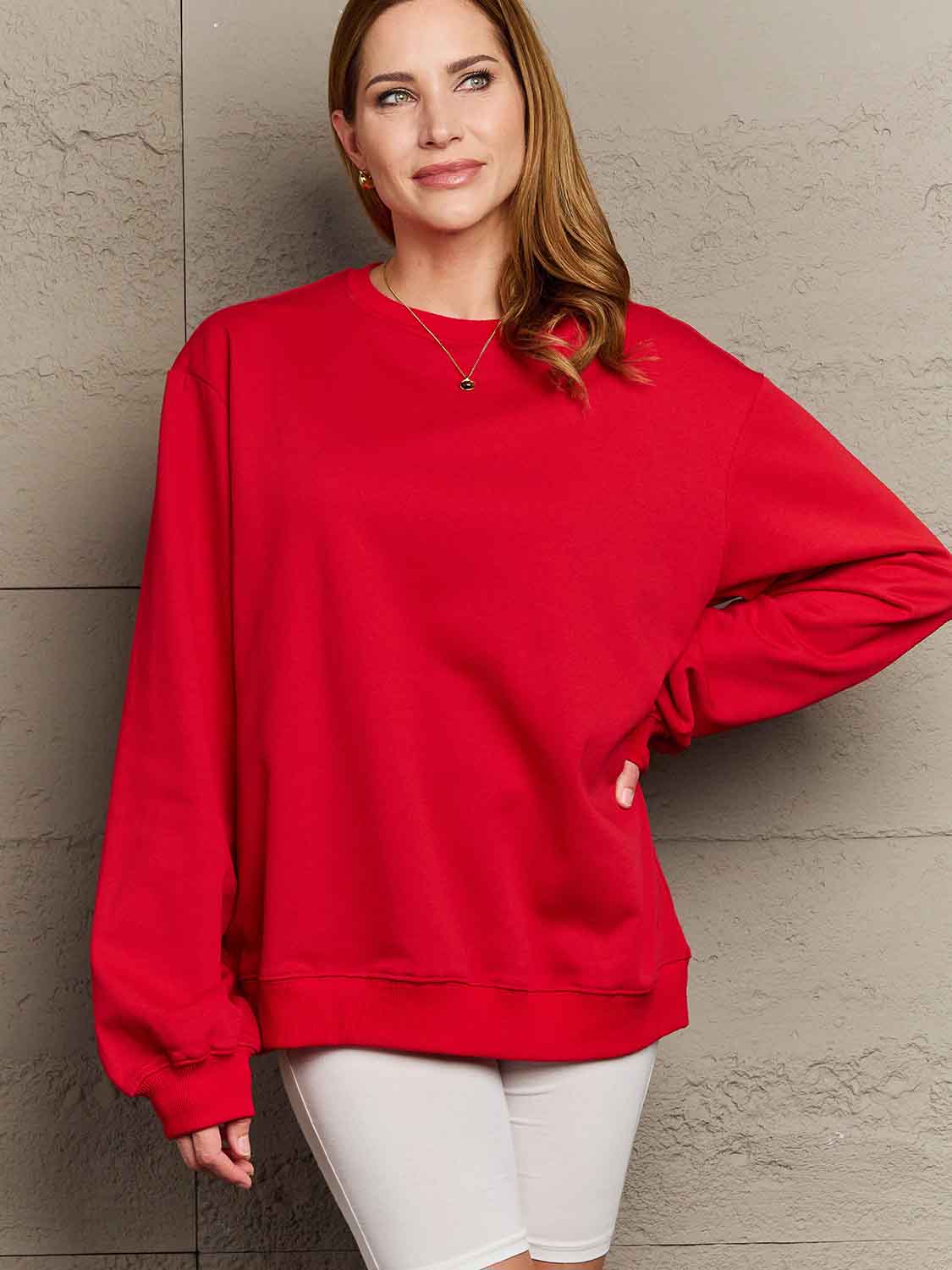 Classic Dropped Shoulder Sweatshirt