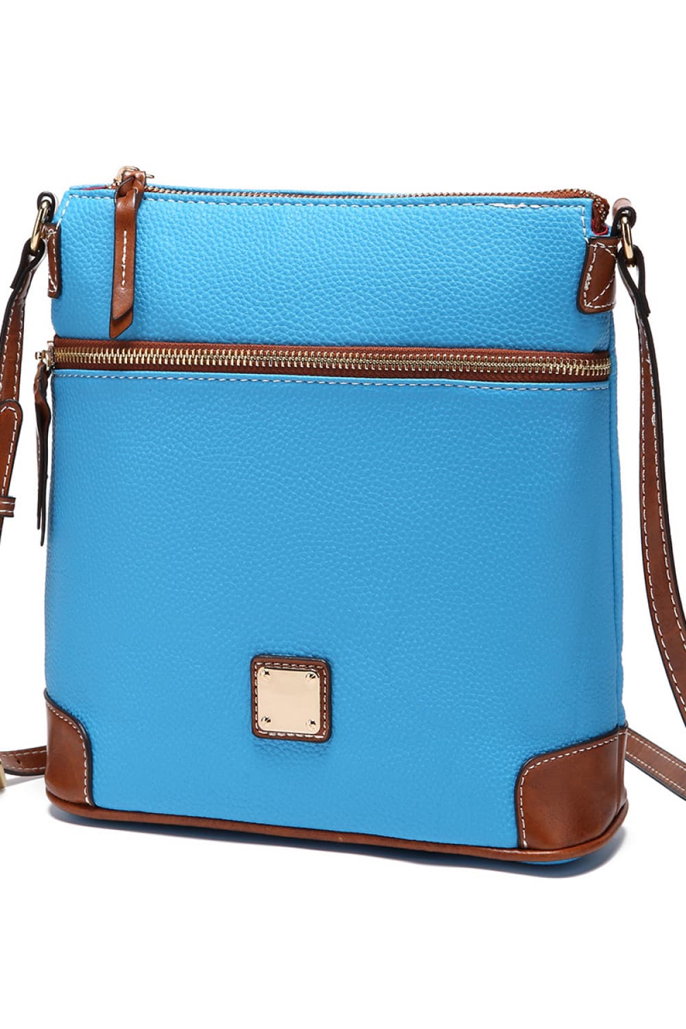 Pebbled Leather Crossbody Bag