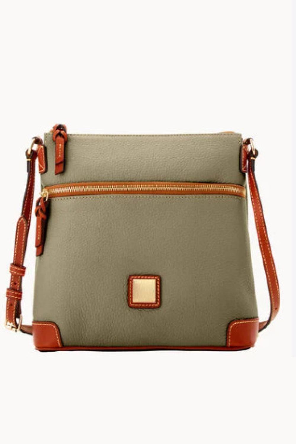 Pebbled Leather Crossbody Handbag