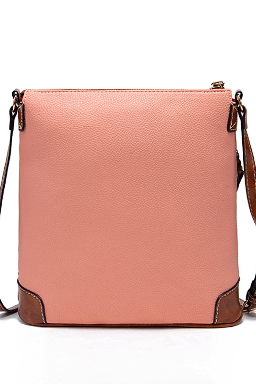 Pebbled Leather Crossbody Handbag