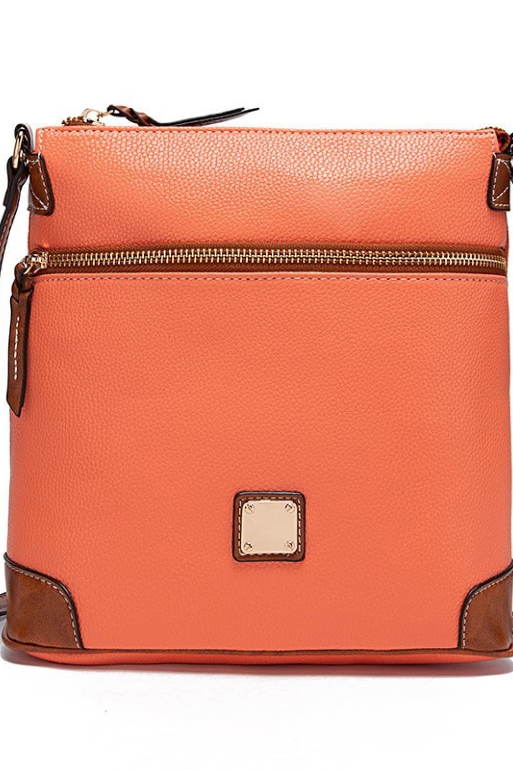 Pebbled Leather Crossbody Bag