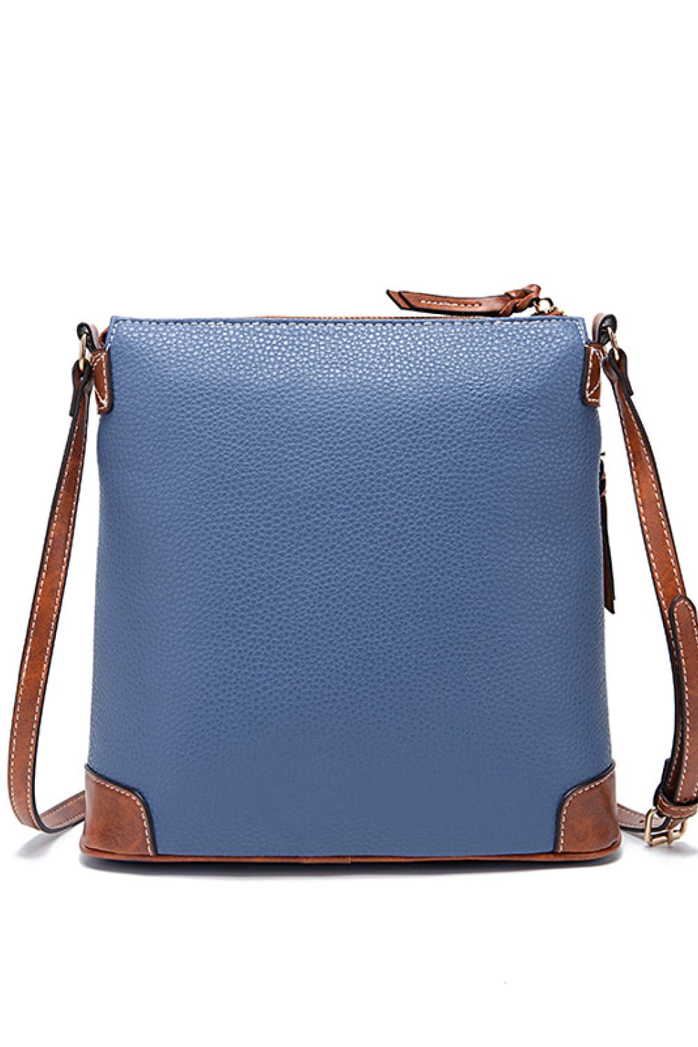 Pebbled Leather Crossbody Handbag