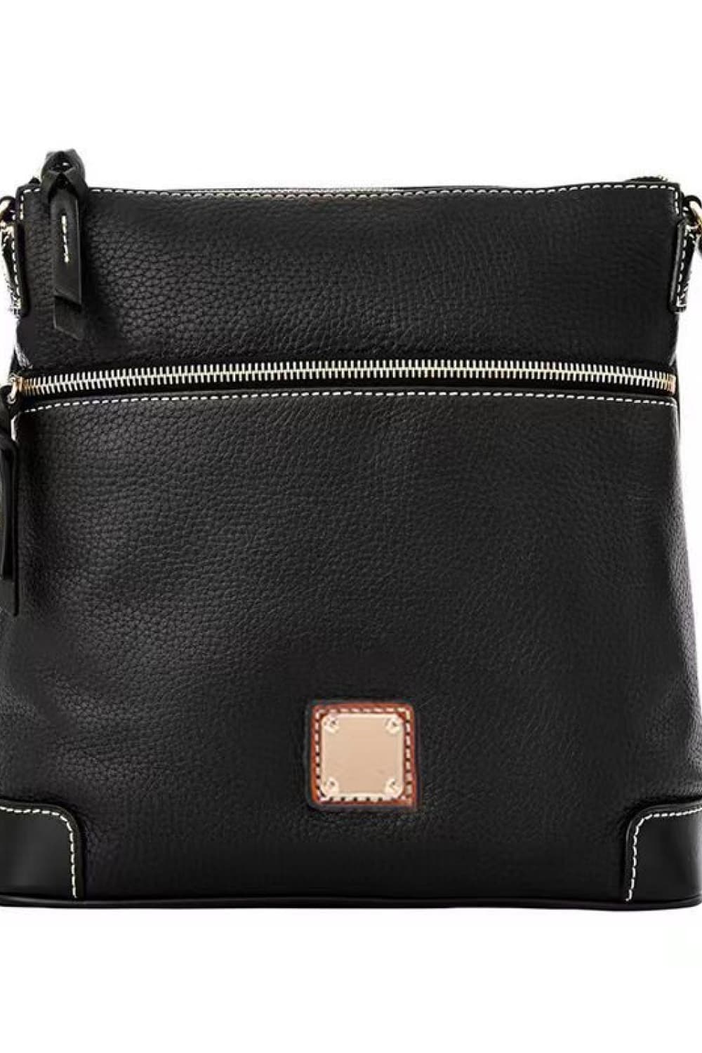 Pebbled Leather Crossbody Bag