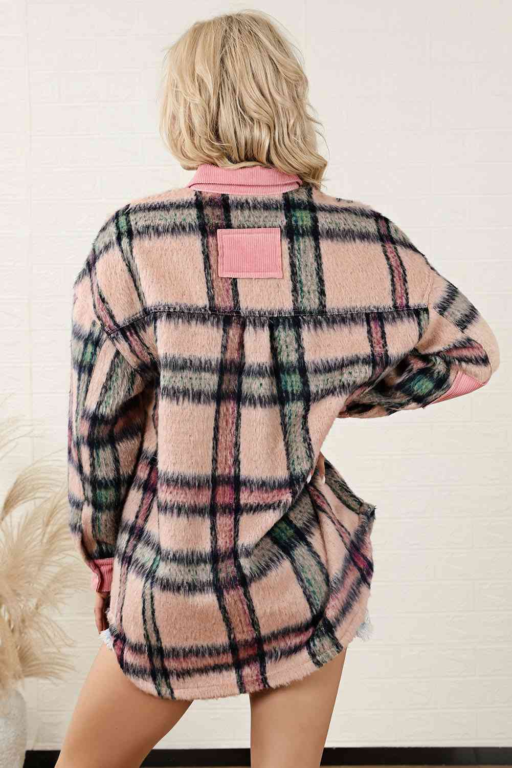 Plaid Pink Accent Jacket