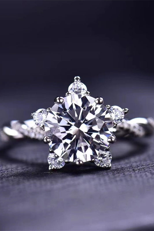 Moissanite Star Ring - Quelle's BoutiQue