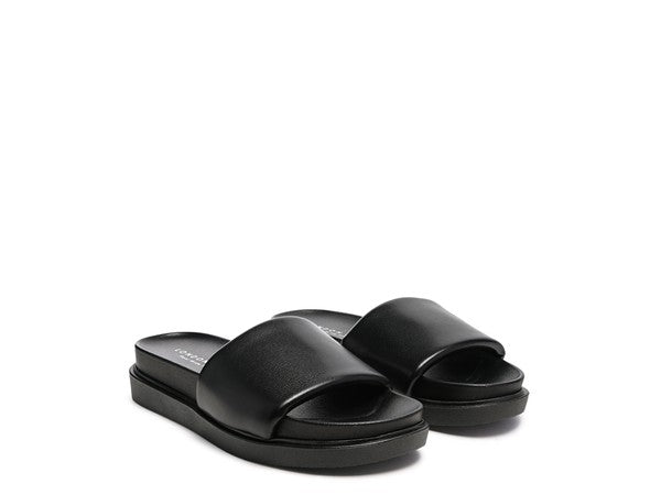 Casual Flats Slide Sandals - Quelle's BoutiQue