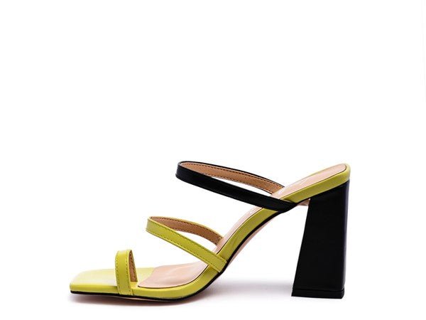 Marve Block Heel Thong Sandals - Quelle's BoutiQue