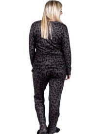 Midnight Black Print Pajamas - Quelle's BoutiQue