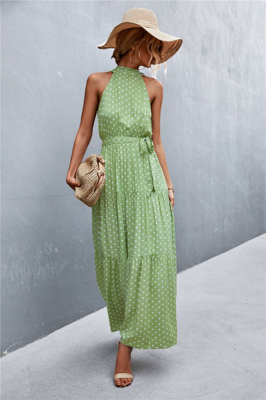 Printed Sleeveless Maxi Dress - Quelle's BoutiQue