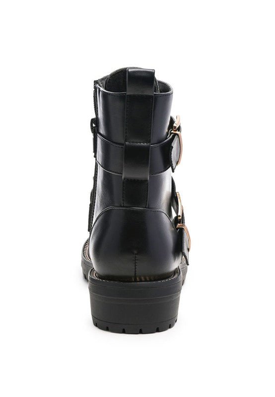 Sassy Biker Fashion Boots - Quelle's BoutiQue