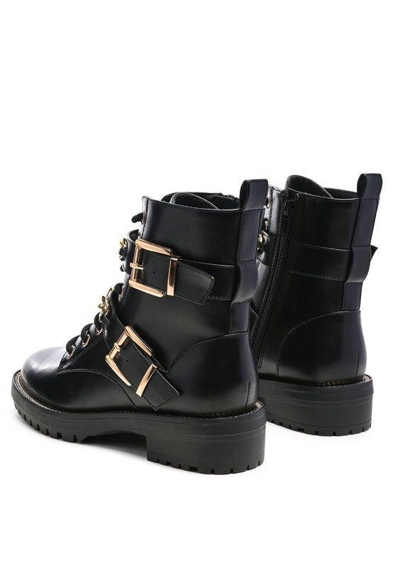 Sassy Biker Fashion Boots - Quelle's BoutiQue