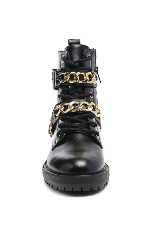 Sassy Biker Fashion Boots - Quelle's BoutiQue