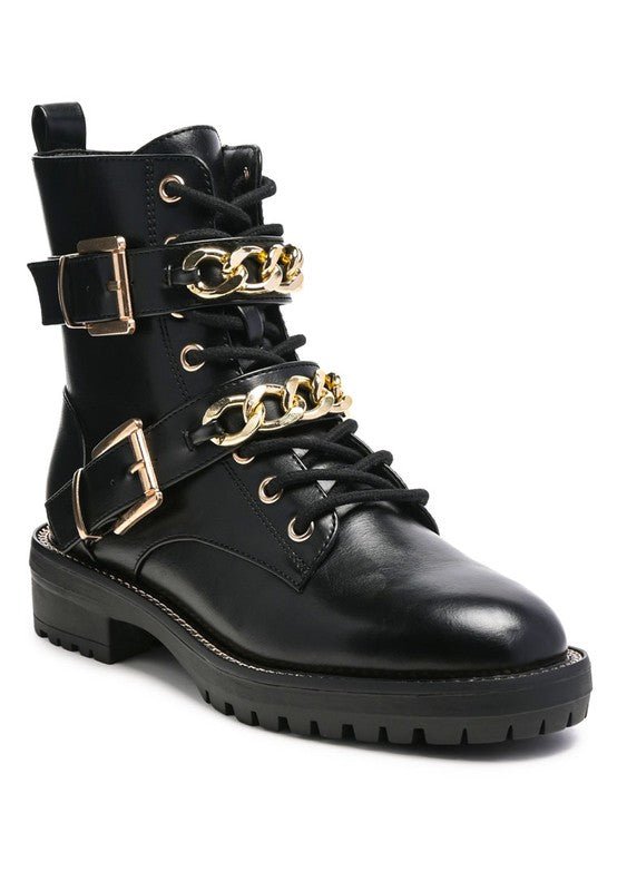 Sassy Biker Fashion Boots - Quelle's BoutiQue